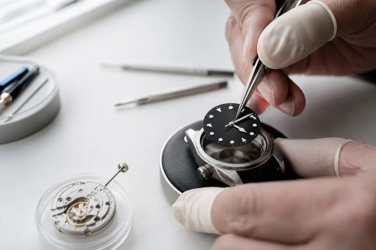 Assemblage de précision d’une montre automatique WatchMod